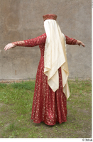  Medieval Castle lady in a dress 1 Castle lady historical clothing red dress t poses whole body 0001.jpg